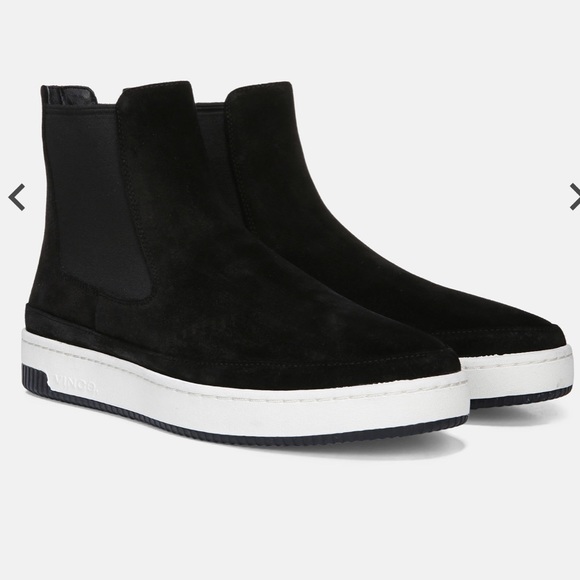 Vince Shoes - Vince Rhys Pull On Boot suede Black in size 9M